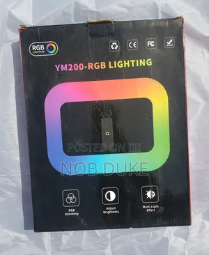 Led Lite Ym200 RGB Ring Light Video Rig With Light Stand