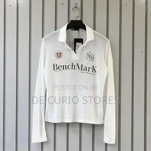 Benchmark Retro Style Long-Sleeve Polo