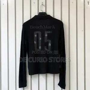 Benchmark Retro Style Long-Sleeve Polo