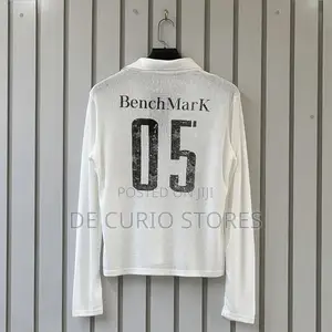 Benchmark Retro Style Long-Sleeve Polo
