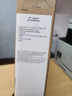 New Laptop HP 15 4GB Intel Core i3 SSD 256GB