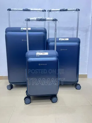 Luxury Travel Luggage – Navy Blue (Tsa Lock)