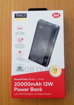 Itel Powerpulse A1160 20000mah Power-Bank
