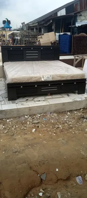 7 by 7 H.D.F Wood Bed Frame