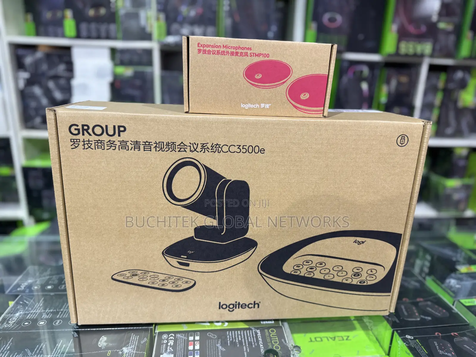 Logitech Group Cc3500e Conference Webcam With Expansion Mic.