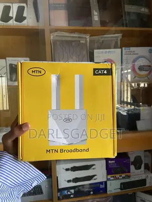 MTN Cat4 Broadband Router, Dual Antenna 4g Lte Wifi Hub 300mbpsmax