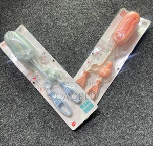 Rotating Baby Bottle Cleaning Brush Set