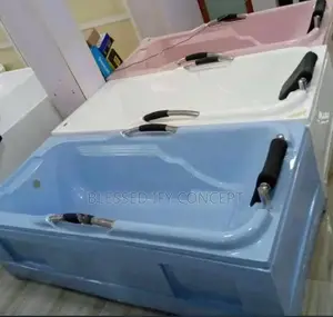 High Quality Acrylic Bathtub, Blue, White, Pink