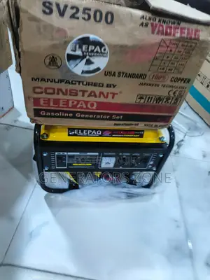 Elepaq Sv2500 1.5kva Manual Copper Generator