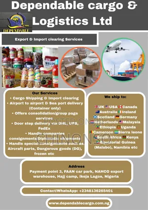 Cargo Shipping And Logistics (Export/Import)