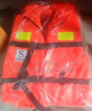 Solas-approved Orange Life Jacket