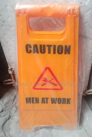 Portable Foldable Plastic Safety Sign