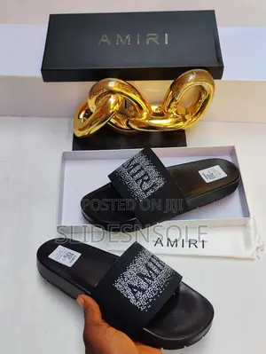 Amiri Men's Quad Pool Sliders.