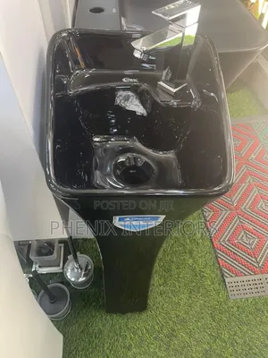 Free Standing Black Dining Wash Hand Basin