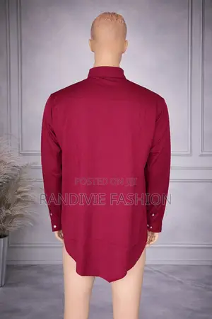 V Fancy Shirt [Wine]