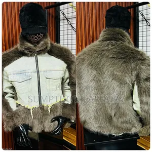 Luxury Mink on Denim Jacket