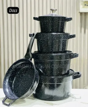 9pieces Non Stick Granite Cookware