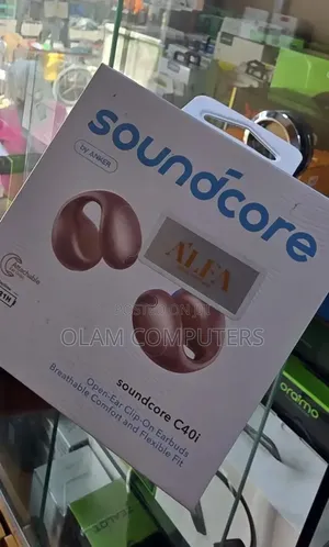 Soundcore C40i | Flexible and Comfortable Clip-on Earbuds
