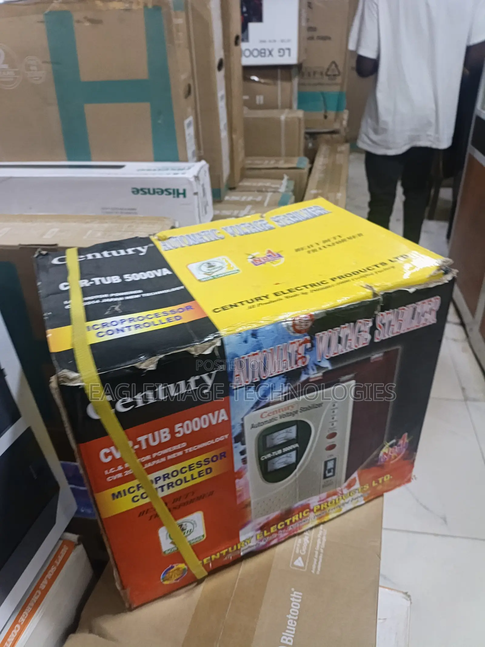 Century 5000va Stabilizer - Industrial Grade Micro-Processor