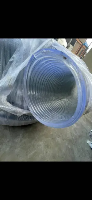 6-Inch Heavy Duty PVC Steel Wire Reinforced Suction Hose – 20 Meters