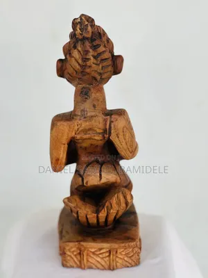 Yoruba Traditional Wood Sculpture "Yemoja"