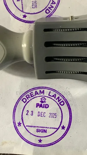 Customised Dated Circle Pre-Inked Stamp | Branding Seal