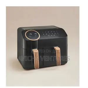 Goerge Home Matte Black Scandi 9.5l Dual Drawer Air Fryer