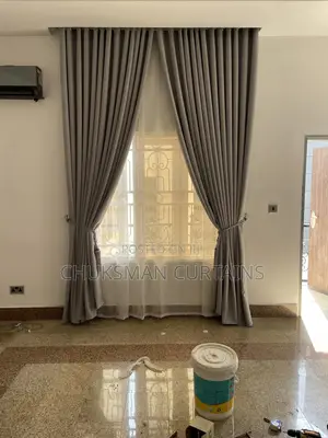 Light Ash Thick Curtain
