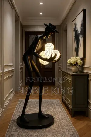 New Abstract Sculpture Floor Lamp Sales Office Hotel Lobby Decorative
