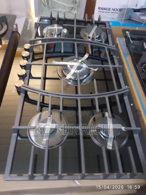 Gas Hob 5 Burner Gas Glass Cooker