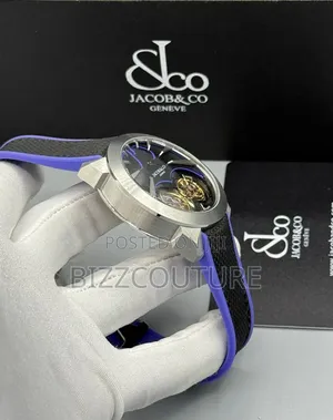 Original Jacob Co Gotham City Rubber Strap Watch Available in Store
