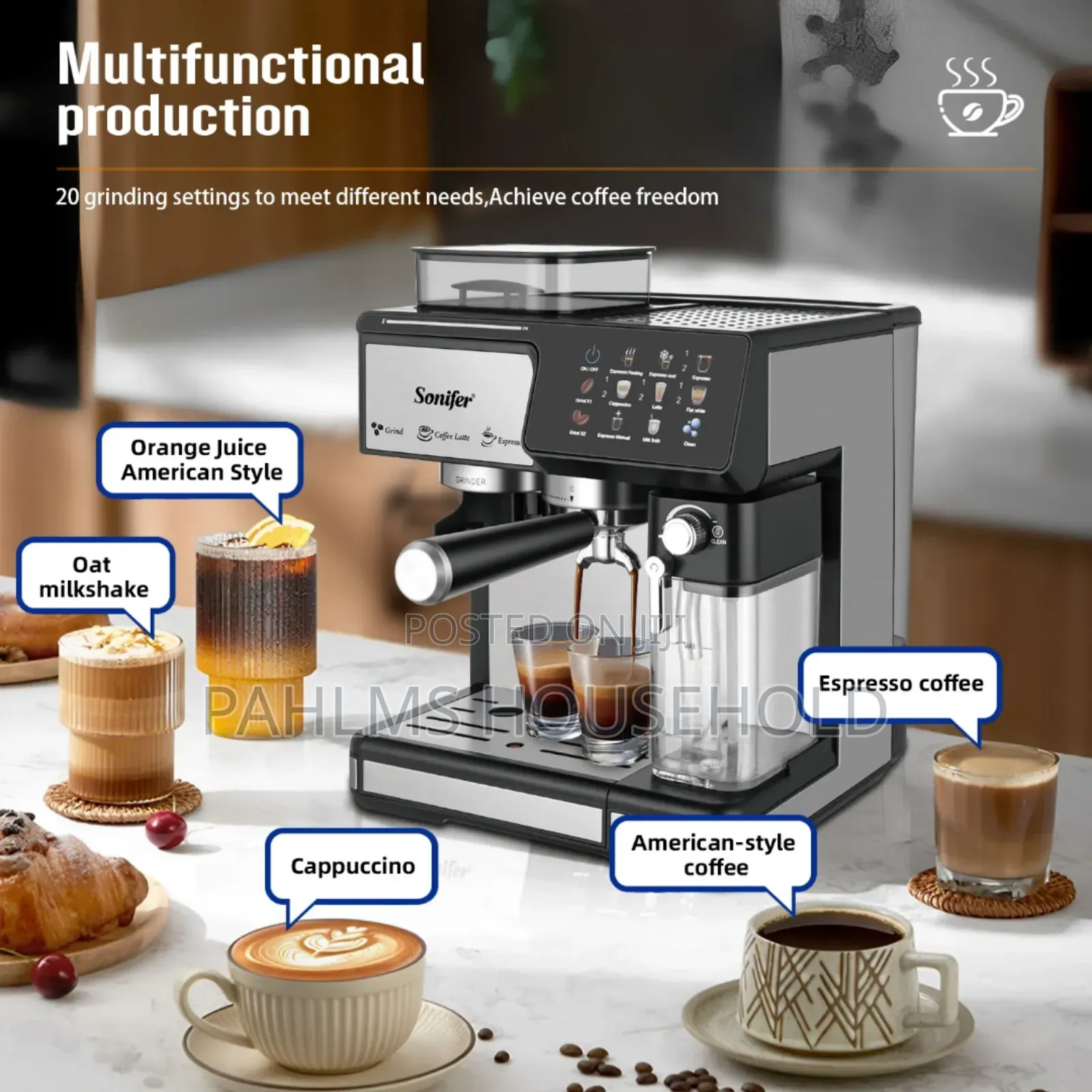 Sonifer Fully Automatic Espresso Coffee Machine