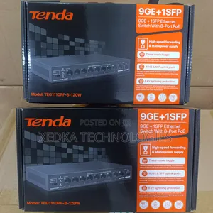 Tenda 8-Port Gigabit Poe +1*Sfp/1ge*Uplink
