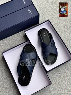 Dior Cross Palms Slippers