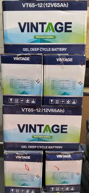 Vintage 65ah 12v