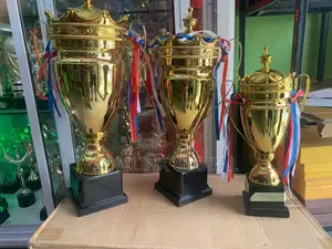 Trophy Cups, Set of 3 Available