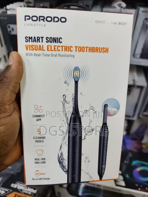 Porodo Smart Sonic Visual Electric Toothbrush With Realtime Monitoring