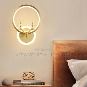 Led Deer Head Wall Lamp- For Living Room, Bedroom, Walkways, Reception