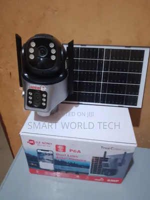 Dual Lens PTZ Outdoor CCTV Camera 4g
