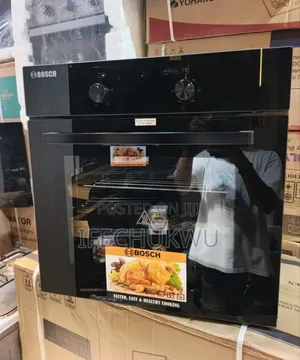 Original Bosch 60x60cm Built-in Electric Oven With Grill Timer 75l