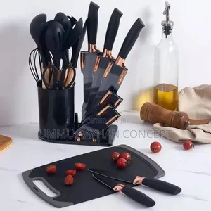 High Quality Full Silicone Cooking Set With Chopping Board