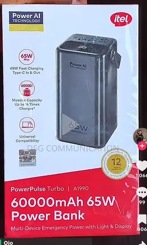 Itel 60,000mh Power Bank