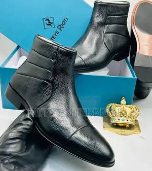 Steve Riots Italian Leather Ankle Shoes