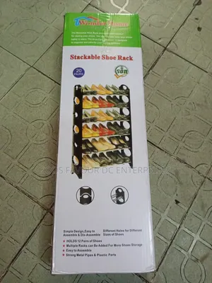 20 Pairs Stackable Shoe Rack
