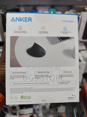 Anker Compact Wireless Mouse With Vertical Grip