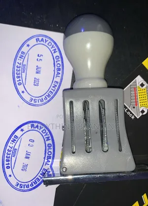 Premium Dated Oval Pre-Inked Stamp for Companies Use