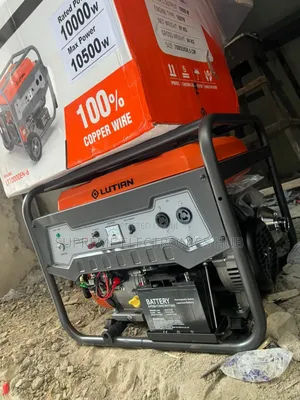 10/10.5kva Lutian 100% Copper Petrol Generator [Remote and Key Start]