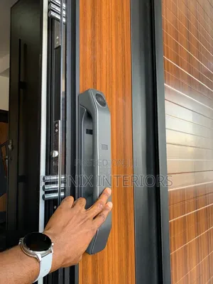 5ft × 10ft Turkey Pivot Security Door With Smart Lock Technology.