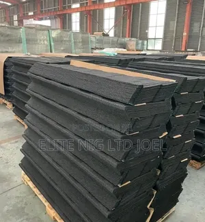 Very Sweet Plain Black Shingles Stone Coated Roofing Sheet in Ajah