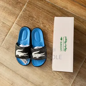 Lacoste Croco Dualiste Synthetic Slide